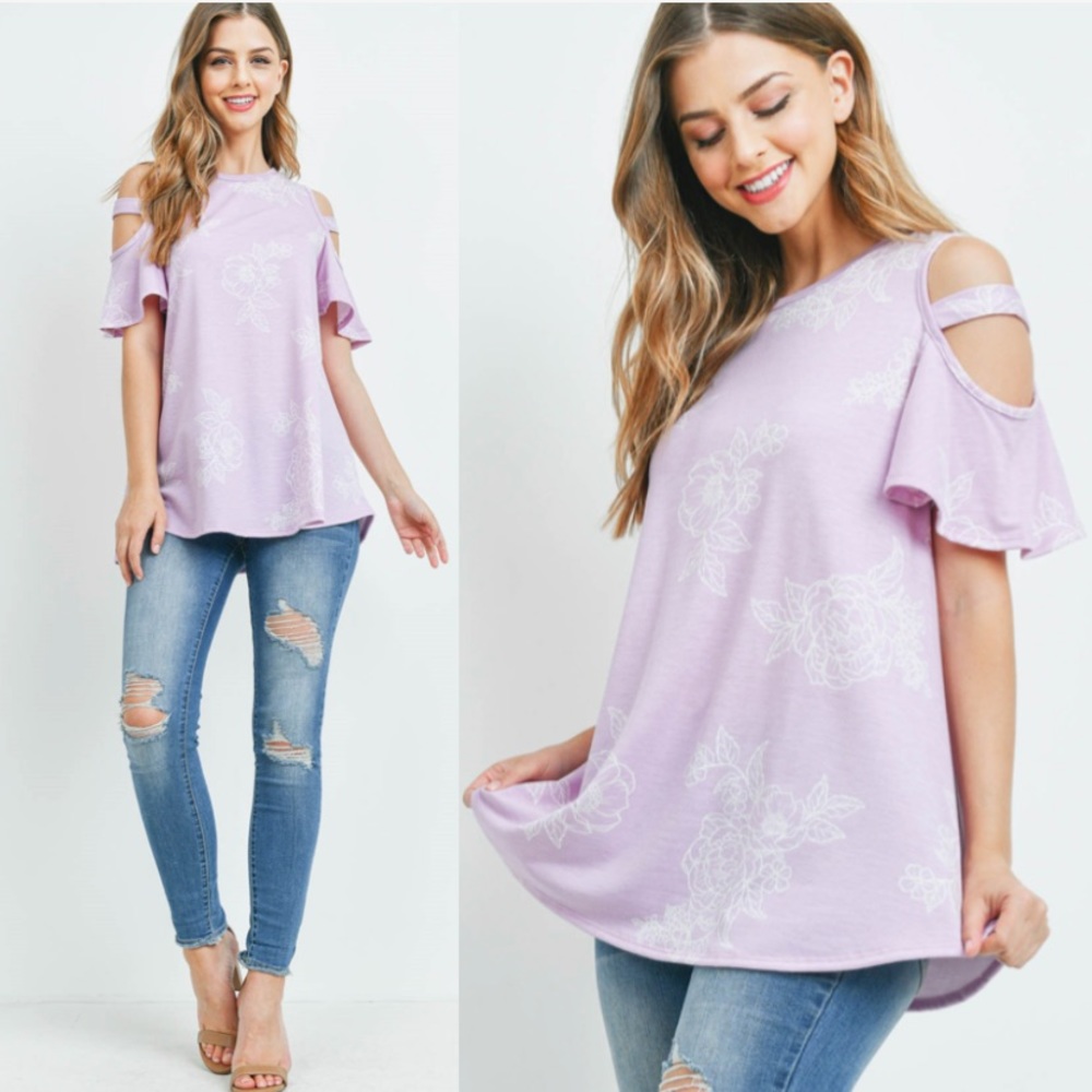 Gorgeous Lilac Purple Top womens